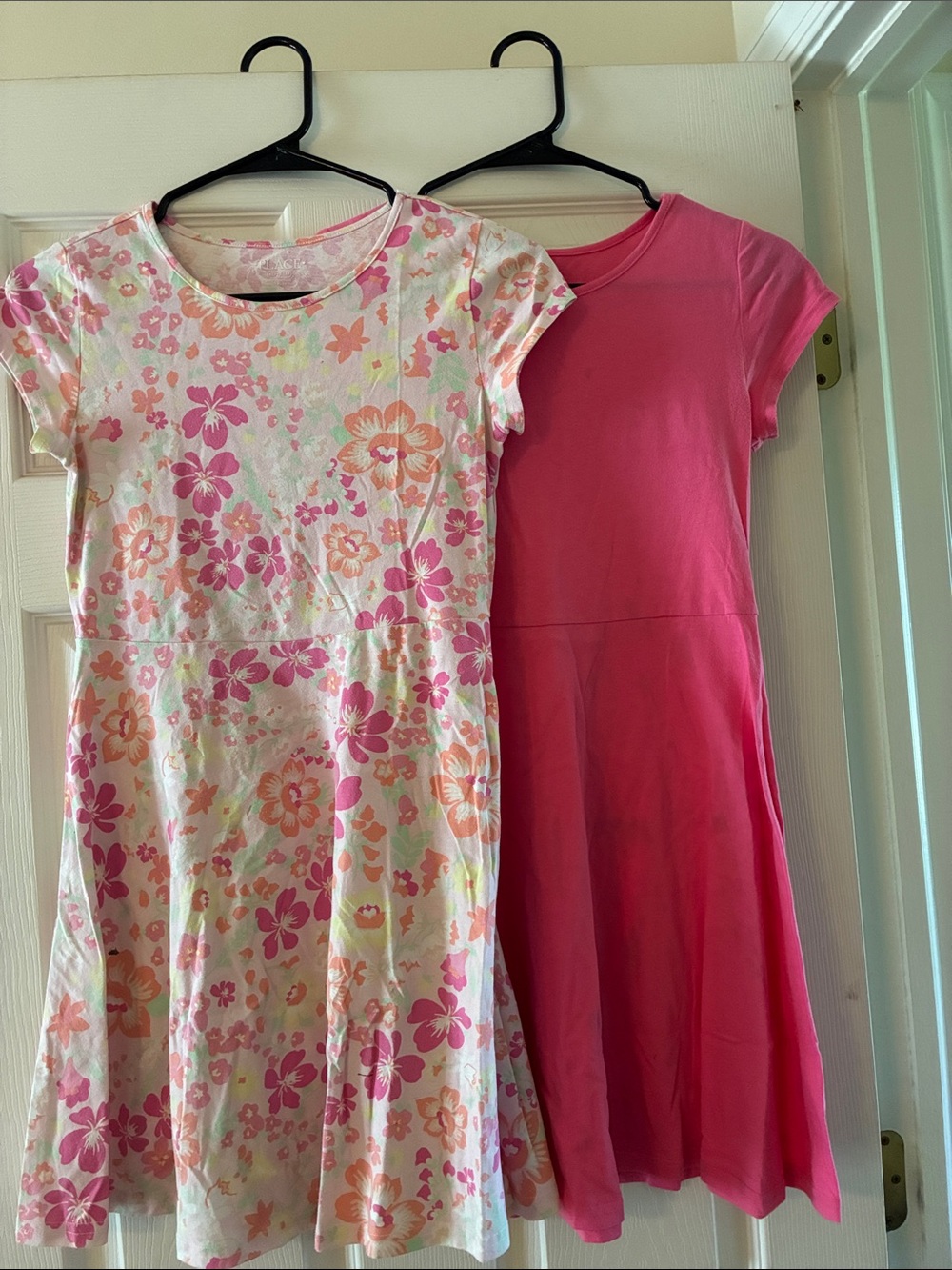 The Children's Place Pink Floral and Solid Pink Girls' Dresses size XL-14
